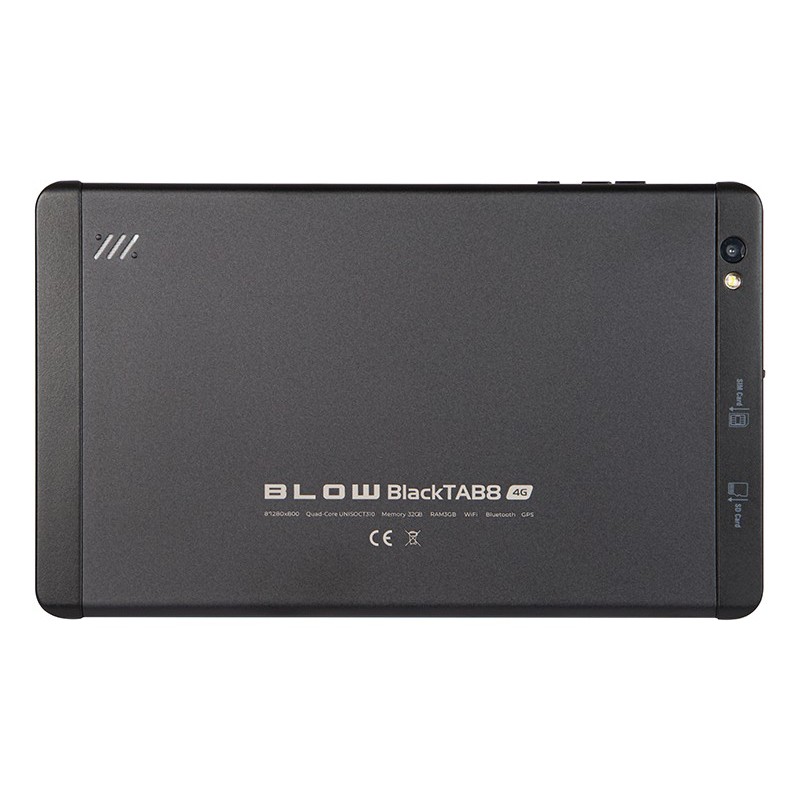 BLOW Tablet BlackTAB8 3/32GB 4G LTE 8 cali Czarny | PartsPC.pl