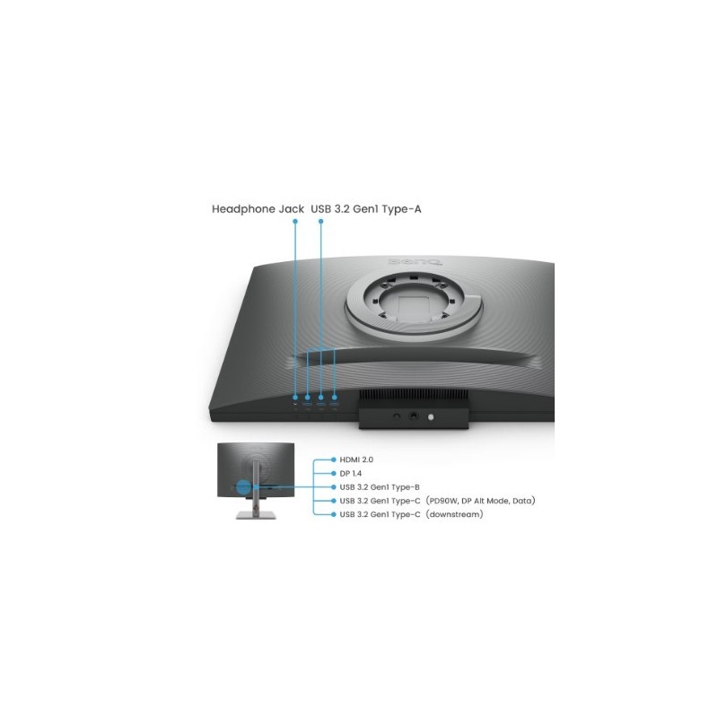 Benq Monitor 28 cali RD280U 4K IPS 5ms/IPS/1200:1/HDMI/DP | PartsPC.pl