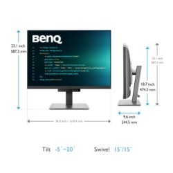 Benq Monitor 28 cali RD280U 4K IPS 5ms/IPS/1200:1/HDMI/DP | PartsPC.pl
