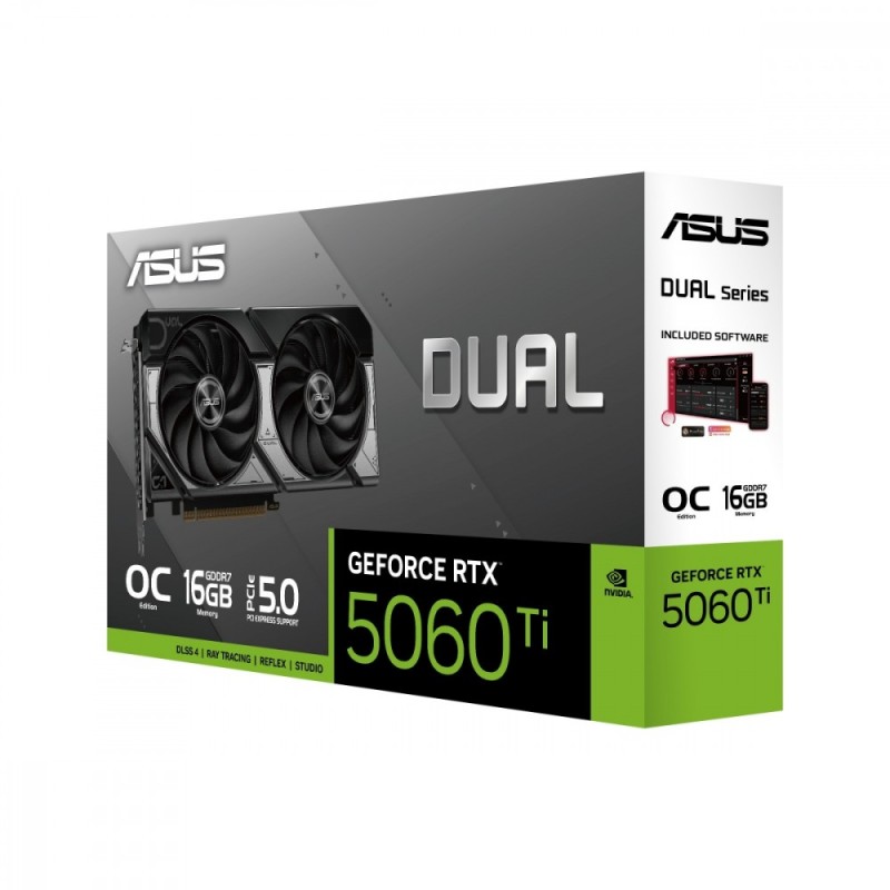 Karta VGA Asus GeForce RTX 5060 Ti DUAL-RTX5060TI-O16G Dual … | PartsPC.pl
