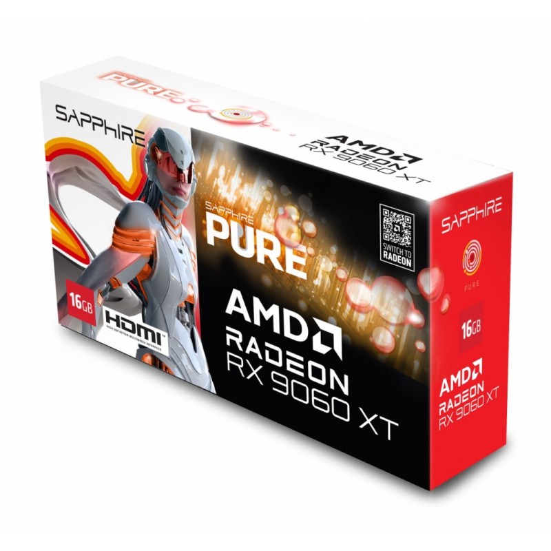Sapphire Technology Karta graficzna Radeon RX 9060 XT PURE 1… | PartsPC.pl
