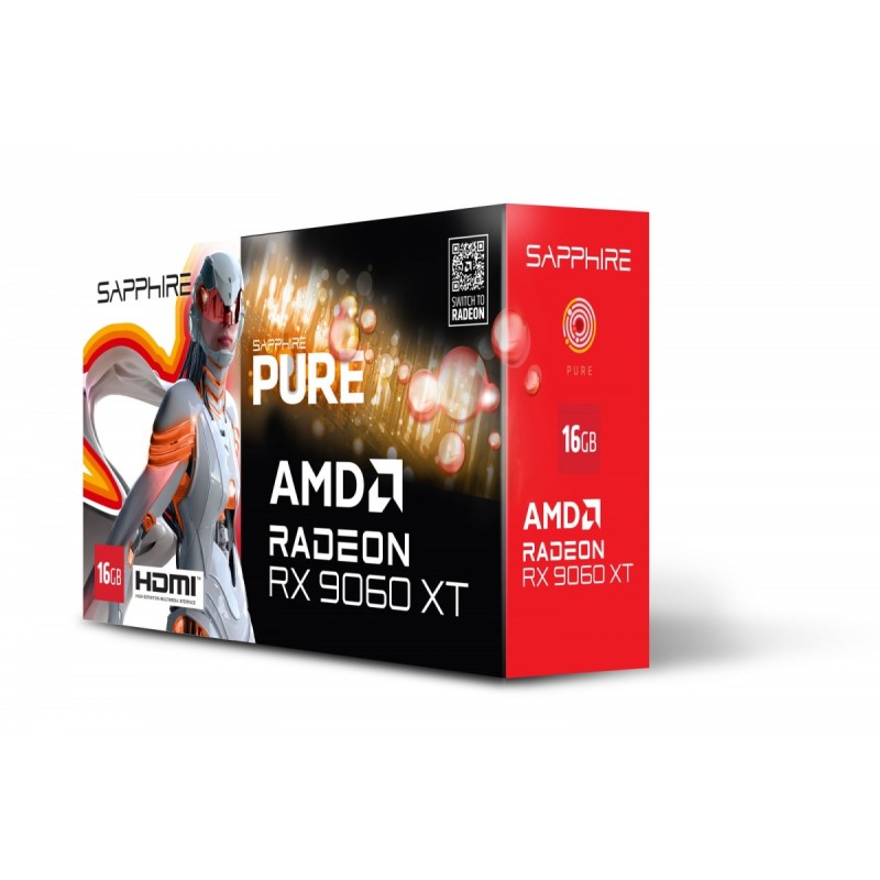 Sapphire Technology Karta graficzna Radeon RX 9060 XT PURE 1… | PartsPC.pl