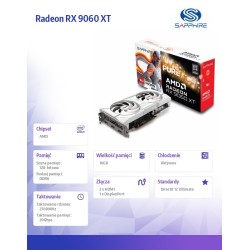 Sapphire Technology Karta graficzna Radeon RX 9060 XT PURE 1… | PartsPC.pl