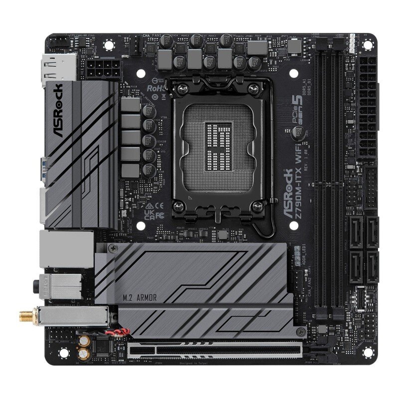 ASRock Płyta główna Z790M-ITX WIFI S1700 2DDR5 HDMI M.2 mITX… | PartsPC.pl