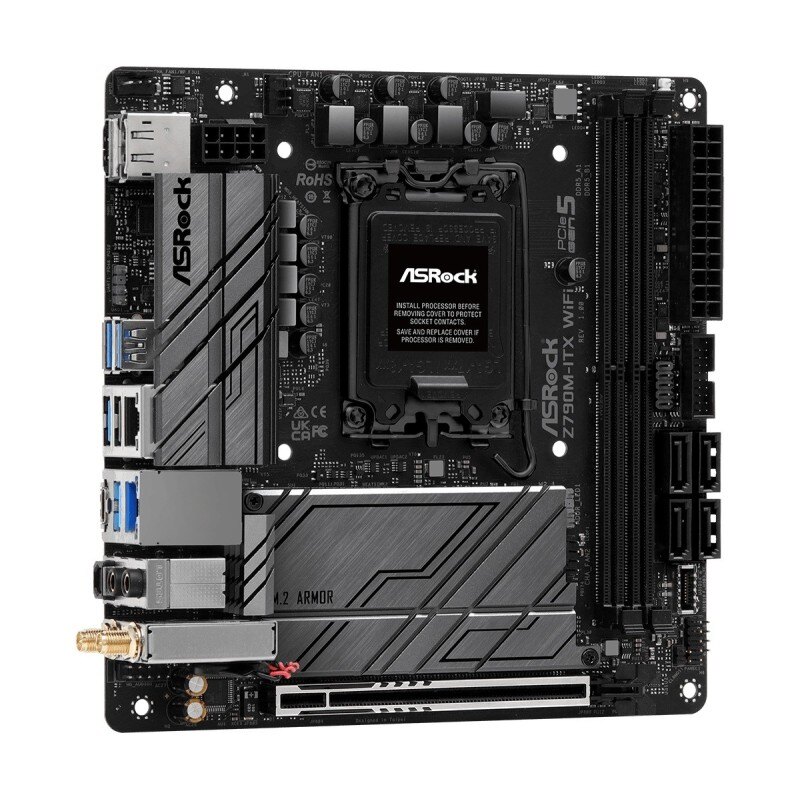 ASRock Płyta główna Z790M-ITX WIFI S1700 2DDR5 HDMI M.2 mITX… | PartsPC.pl
