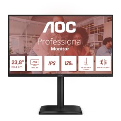 Monitor AOC 23,8" 24E4U IPS FHD 120Hz HDMI DP VGA HUB głośni… | PartsPC.pl
