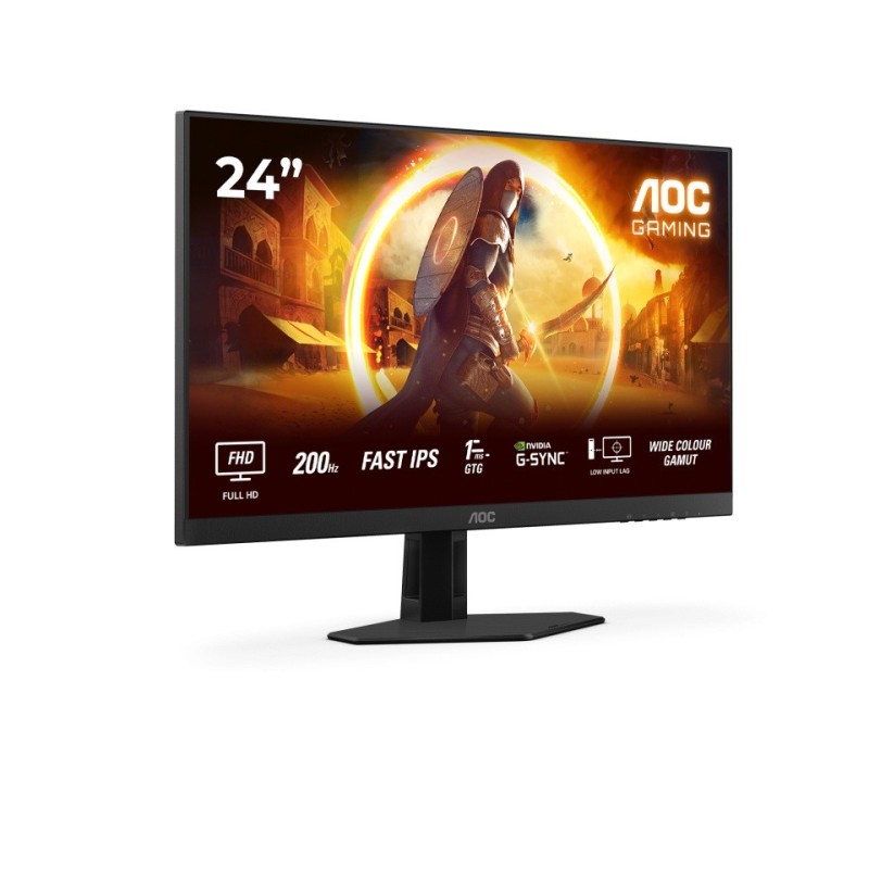 Monitor AOC 23,8" 24G4HRE Fast IPS FHD 200Hz 2xHDMI DP głośn… | PartsPC.pl
