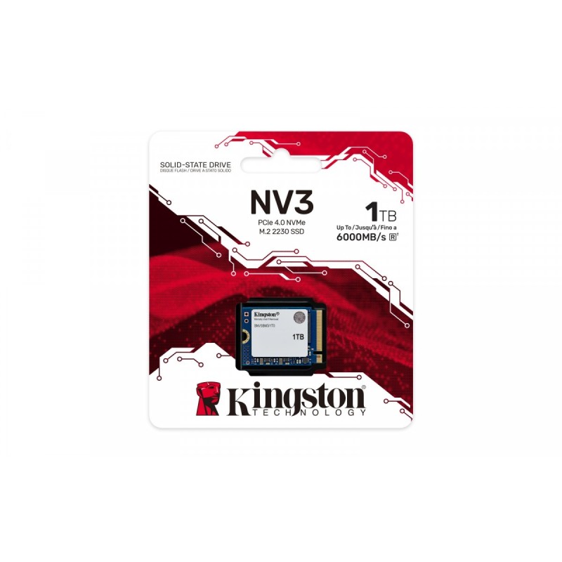 Dysk SSD Kingston NV3 M.2 2230 PCIe 4.0x4 NVMe 1TB (6000/400… | PartsPC.pl
