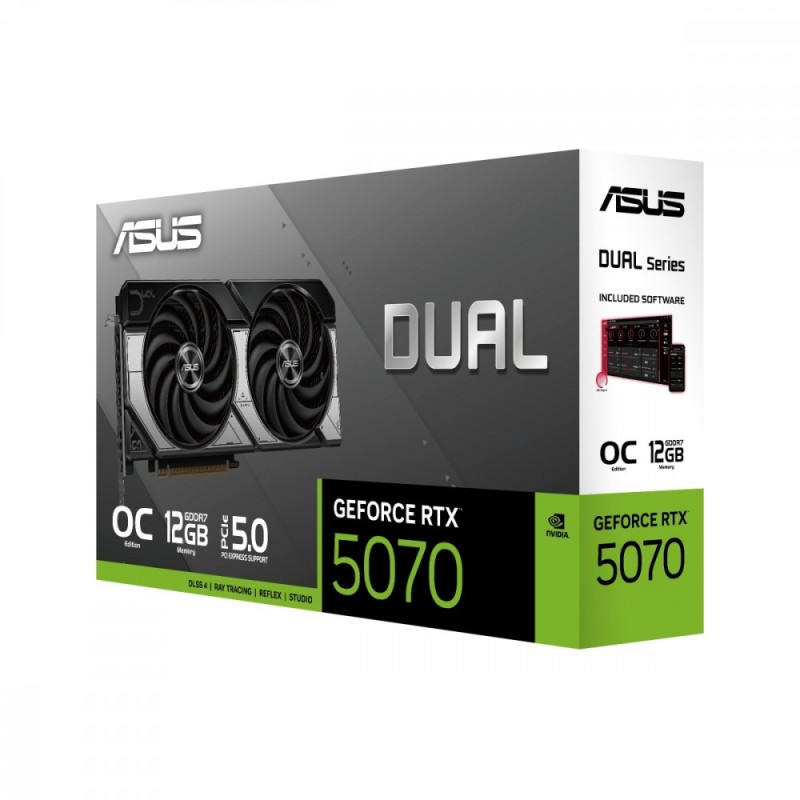 Asus Karta graficzna GeForce RTX 5070 DUAL 12GB GDDR7 192BIT… | PartsPC.pl