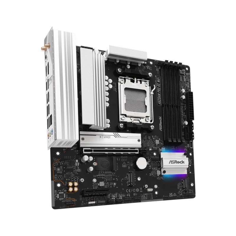 ASRock Płyta główna A620AM PRO RS WIFI AM5 4DDR5 HDMI/DP M.2… | PartsPC.pl