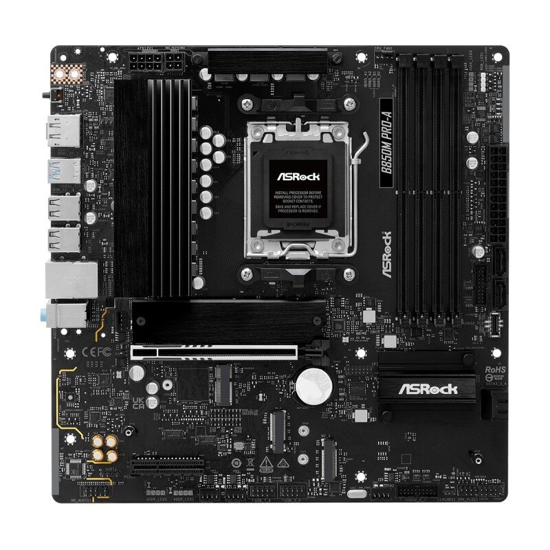 Płyta ASrock B850M Pro-A /AMD B850/DDR5/SATA3/M.2/USB3.1/PCI… | PartsPC.pl