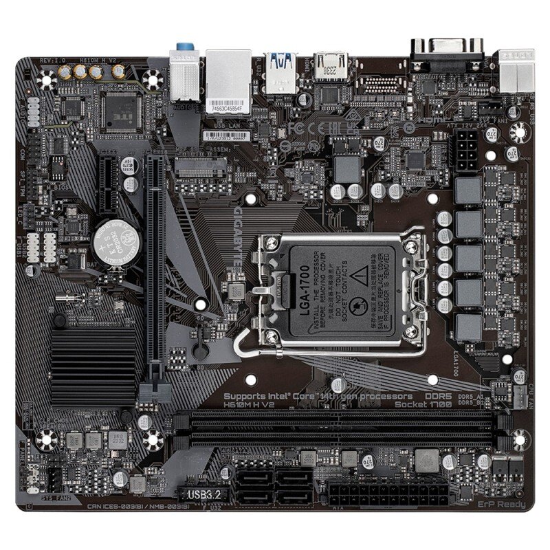 Płyta Gigabyte H610M H V2 (rev. 1.0) | PartsPC.pl