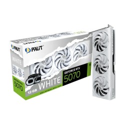 Karta VGA Palit GeForce RTX 5070 White OC 12GB GDDR7 192bit … | PartsPC.pl