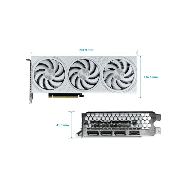 Karta VGA Palit GeForce RTX 5070 White OC 12GB GDDR7 192bit … | PartsPC.pl