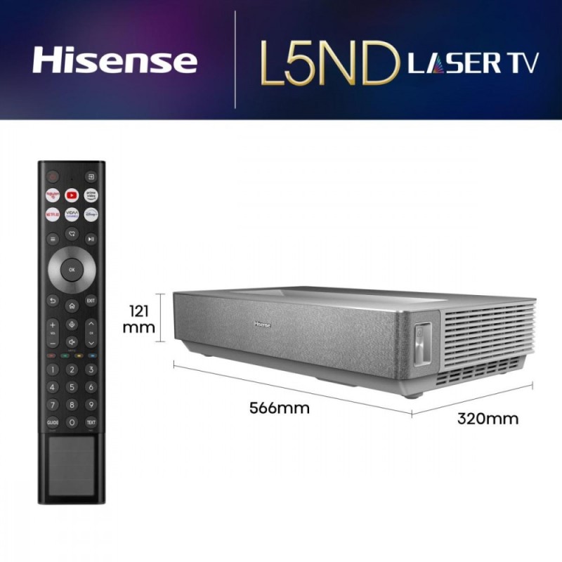 Hisense Telewizor Laser TV 120 cali 120L5ND | PartsPC.pl