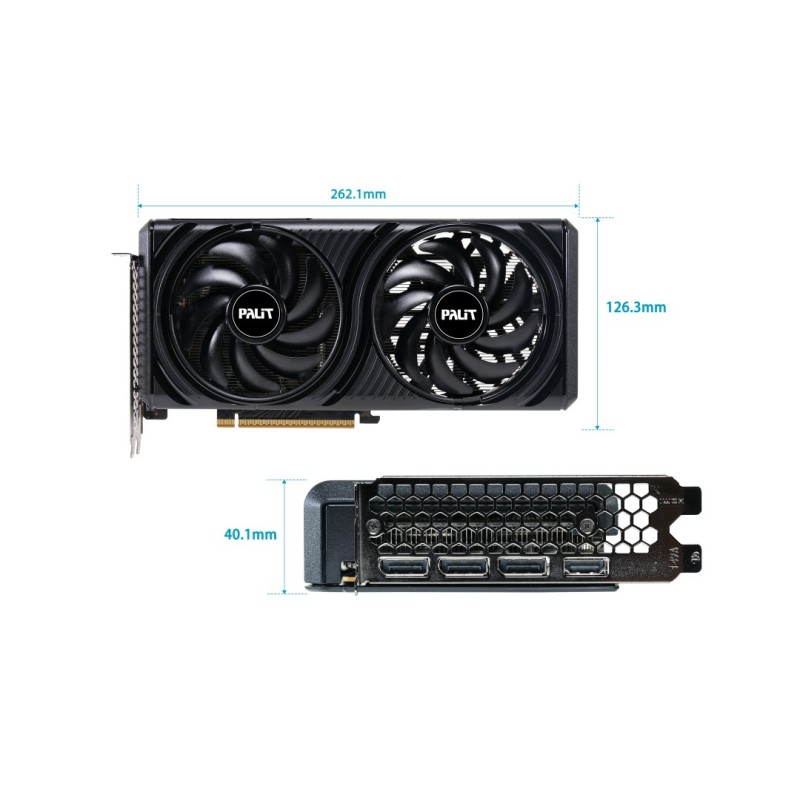Palit Karta graficzna GeForce RTX 5060 INFINITY 2 OC 8GB GDD… | PartsPC.pl