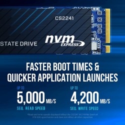 PNY Dysk SSD 1TB M.2 2280 CS2241 M280CS2241-1TB-RB | PartsPC.pl