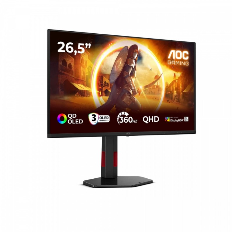 AOC Monitor 26.5 cala Q27G4SDR QD-OLED 360Hz HDMIx2 DP Pivot… | PartsPC.pl