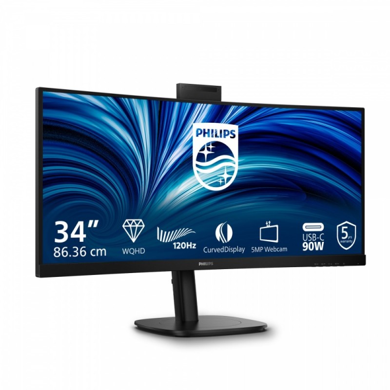 Philips Monitor 34 cale 34B2U3600CH Curved VA HDMIx2 D... | PartsPC.pl