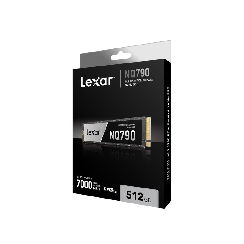 Lexar Dysk SSD NQ790 512MB NVMe 4x4 2280 6400/2900MB/s | PartsPC.pl