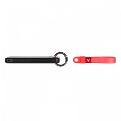 Dysk SSD zewnętrzny Verbatim Pocket SSD 1TB USB-C 3.2 Gen 2 czarny/czerwony