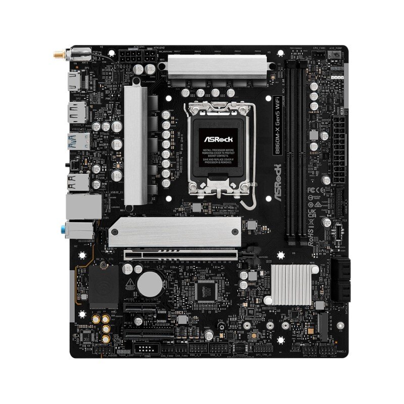 ASRock Płyta główna B860M-X GEN5 Wi-Fi s1851 2DDR5 mATX | PartsPC.pl