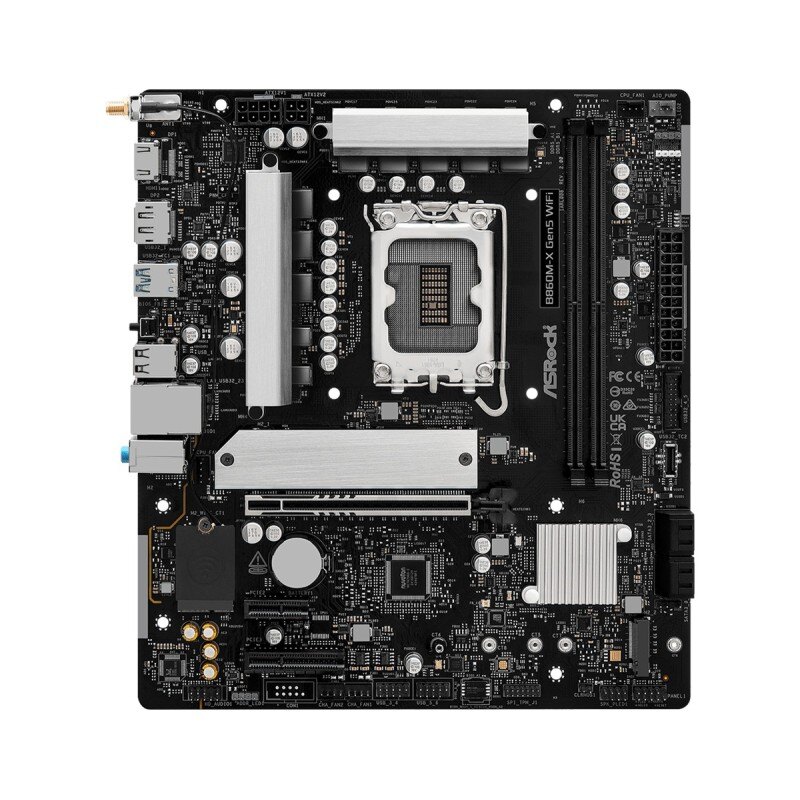 ASRock Płyta główna B860M-X GEN5 Wi-Fi s1851 2DDR5 mATX | PartsPC.pl