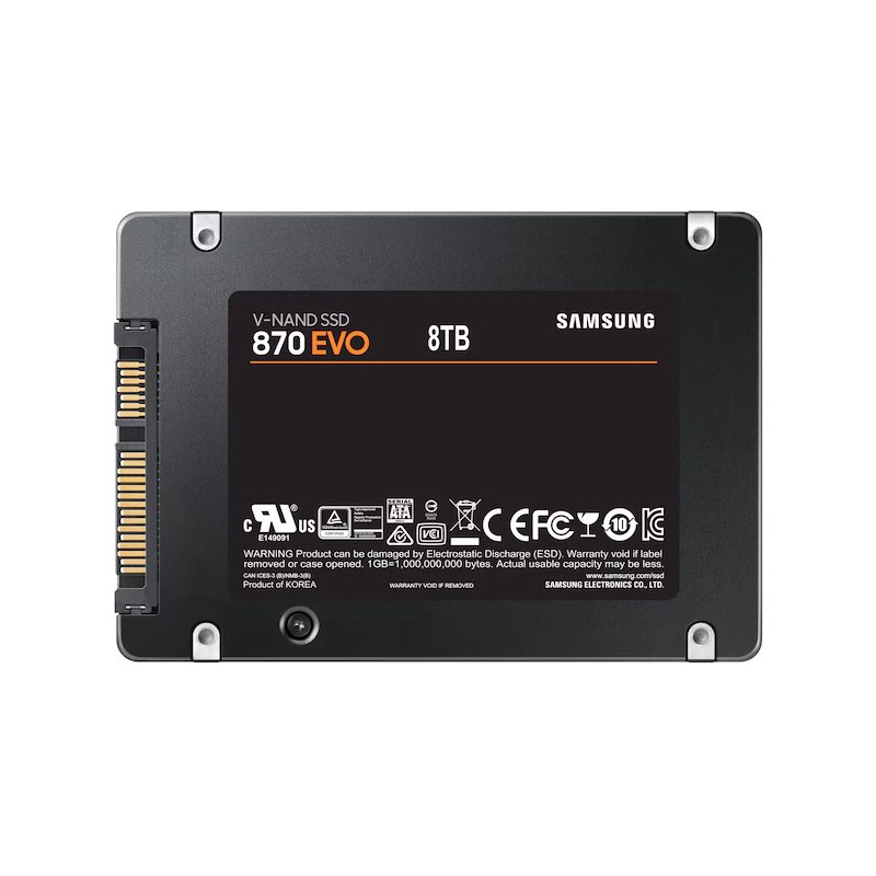 Samsung Dysk SSD 870EVO MZ-77E8T0B/EU 8TB | PartsPC.pl