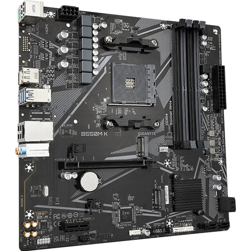 Płyta Gigabyte B550M K /AMD B550/DDR4/SATA3/M.2/USB3.0/PCIe4… | PartsPC.pl