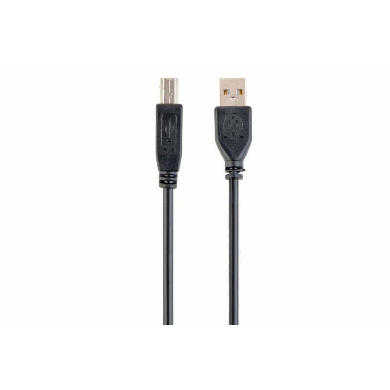Gembird Kabel USB 2.0 typu AB AM-BM 1.8m czarny | PartsPC.pl