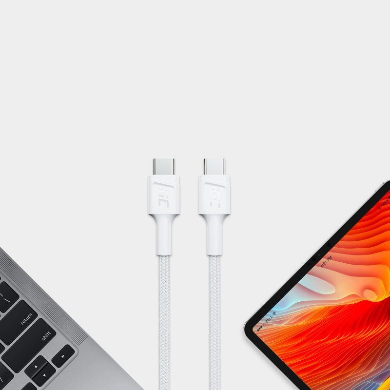 Kabel GC PowerStream USB-C do USB-C 30 cm, PD 60W, QC 3.0, b… | PartsPC.pl