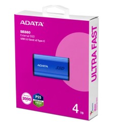 Adata Dysk zewnętrzny SSD SE880 4TB USB3.2A/C Gen2x2 Niebies… | PartsPC.pl