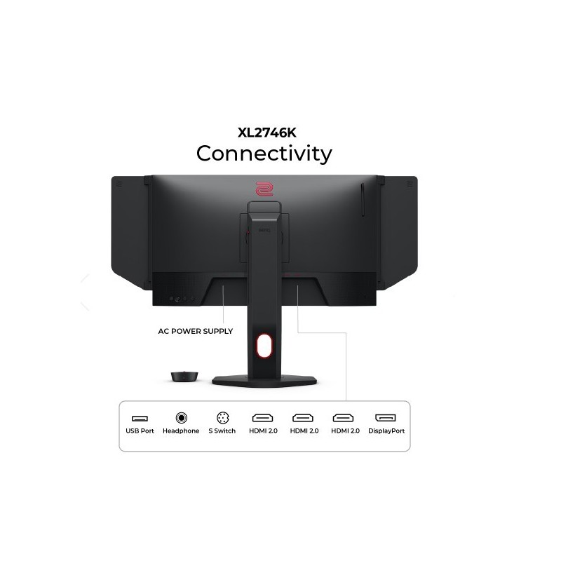 ZOWIE Monitor gamingowy BENQ XL2746K LED 1ms/240Hz/FullHD | PartsPC.pl