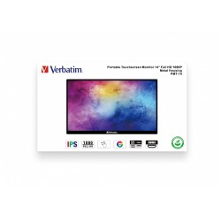 Verbatim Przenośny Monitor dotykowy PMT-14 Full HD | PartsPC.pl