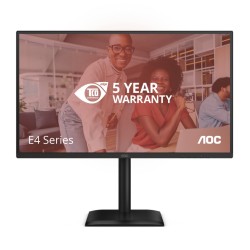 Monitor AOC 27" Q27E4CV IPS QHD 120Hz HDMI 2xDP HUB RJ45 gło… | PartsPC.pl