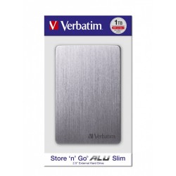 Dysk zewnętrzny Verbatim 1TB Store 'n' Go Alu Slim 2.5" (6,3… | PartsPC.pl