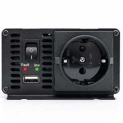 Przetwornica napięcia MS Wave | 12V na 230V | 300/600W | PartsPC.pl