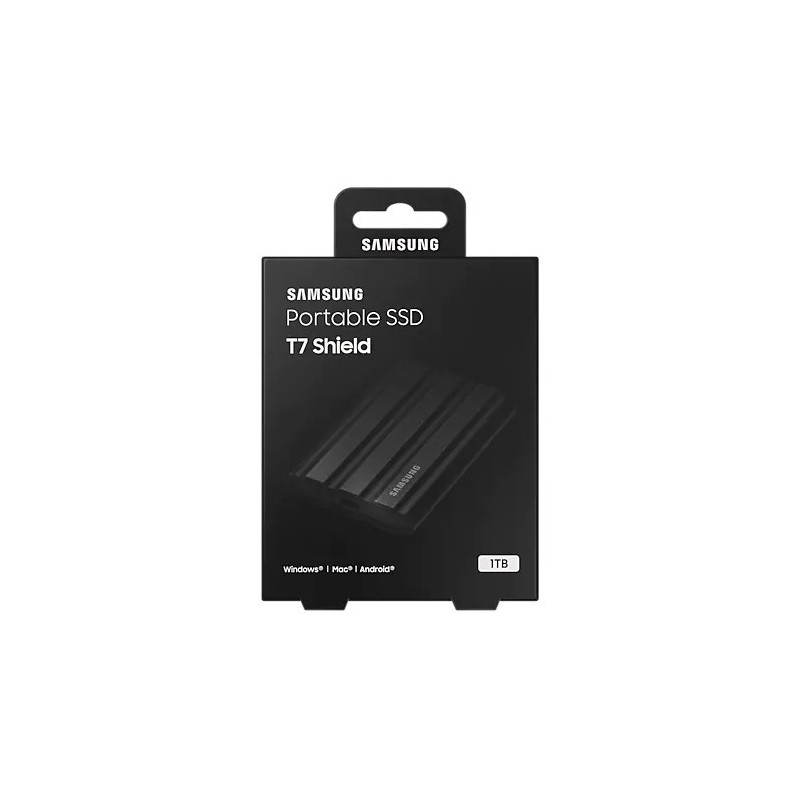 Samsung Dysk SSD T7 Shield 1TB USB 3.2, czarny | PartsPC.pl
