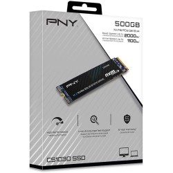 PNY Dysk SSD CS1030 500GB M.2 2280 | PartsPC.pl
