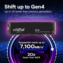 Dysk SSD Crucial P310 1TB M.2 PCIe 4.0 NVMe 2280 (7100/6000 … | PartsPC.pl