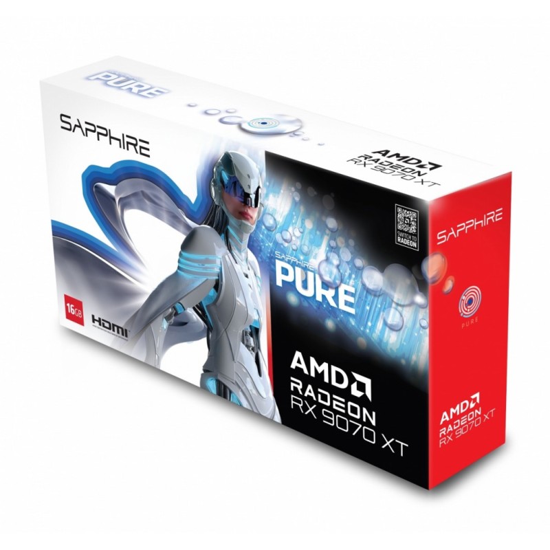 Sapphire Technology Karta graficzna Radeon RX 9070 XT PURE 1… | PartsPC.pl