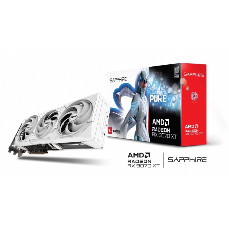 Sapphire Technology Karta graficzna Radeon RX 9070 XT PURE 1… | PartsPC.pl
