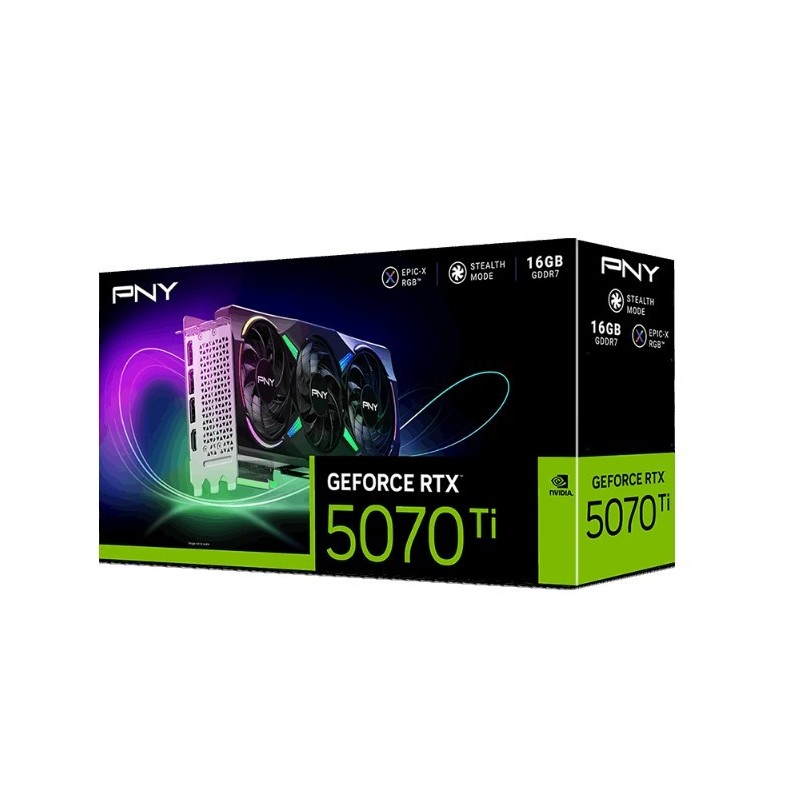 PNY Karta graficzna GeForce RTX5070Ti OC 3F ARGB 16GB 256-bi… | PartsPC.pl