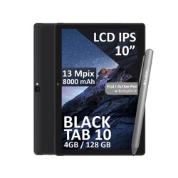 BLOW Tablet BlackTAB10 4/128GB 4G LTE 10 cali Czarny | PartsPC.pl