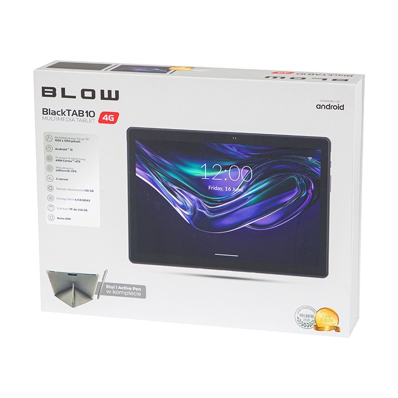 BLOW Tablet BlackTAB10 4/128GB 4G LTE 10 cali Czarny | PartsPC.pl