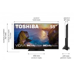 Toshiba Telewizor LED 55 cali 55UV3463DG | PartsPC.pl