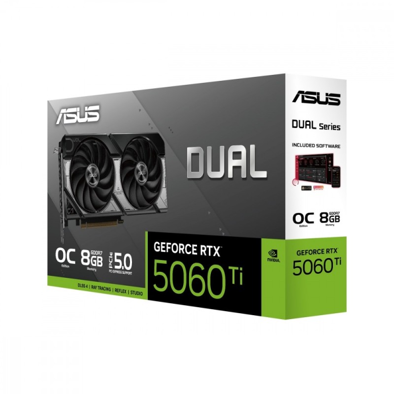 Karta VGA Asus GeForce RTX 5060 Ti DUAL-RTX5060TI-O8G Dual O… | PartsPC.pl