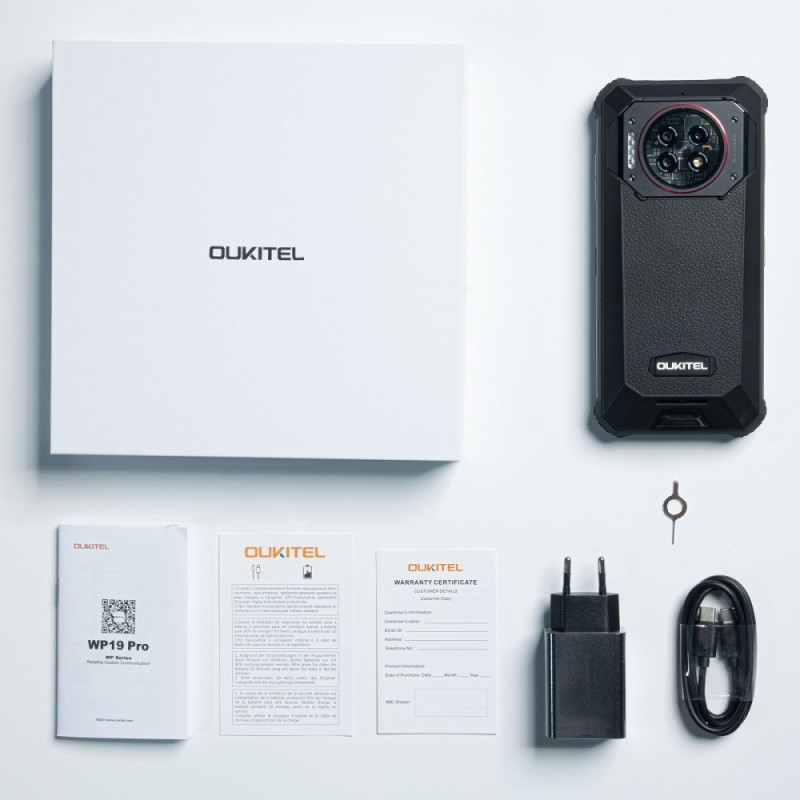 OUKITEL Smartfon WP19 Pro 8/256 GB czarny | PartsPC.pl