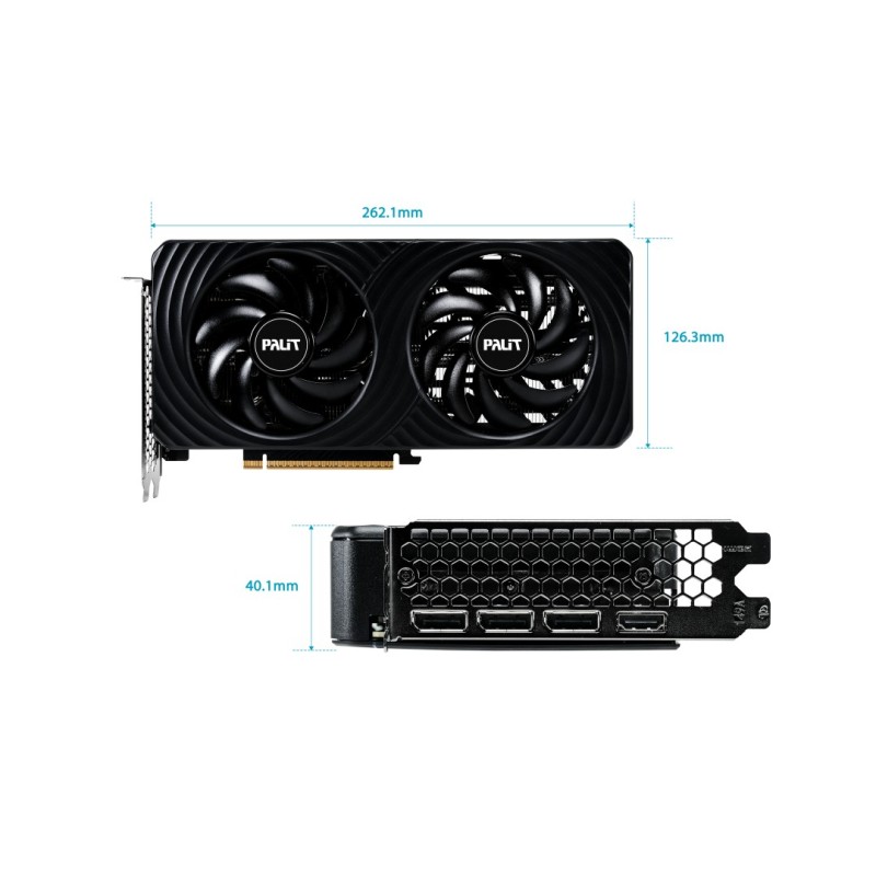 Karta VGA Palit GeForce RTX 5060 Ti Dual 8GB GDDR7 128bit HD… | PartsPC.pl