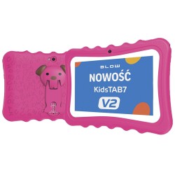 BLOW Tablet KidsTAB7 V2 4/32GB różowe etui kamera 2MP | PartsPC.pl
